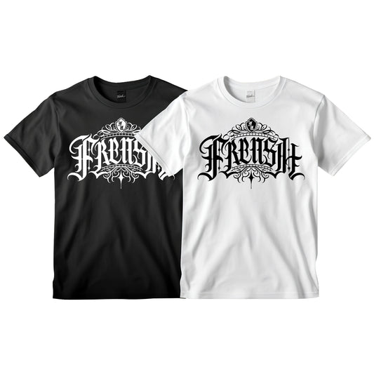 Lot 2 T-Shirts Frensh Noir et Blanc Unisexe manches courtes | Coupe Regulière | Logo Classic Tattoo